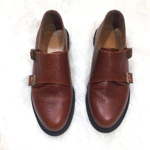 Dr Martens Pandora Double Monk Strap Chestnut 9